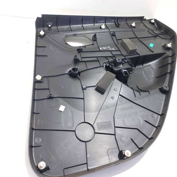 Forro Porta Traseira Esquerda Renault Kwid 2020 Preto