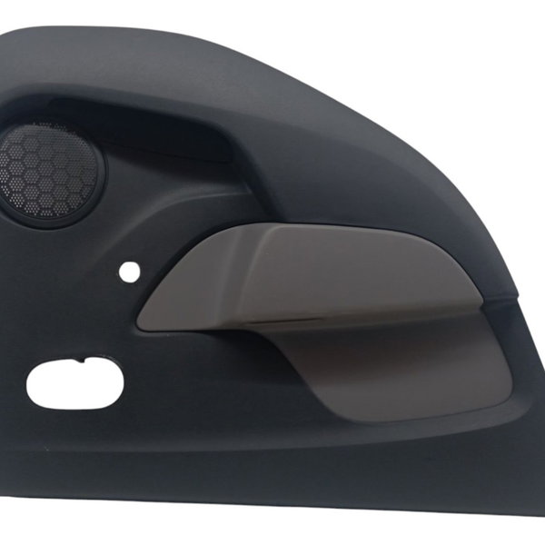 Forro Porta Traseira Esquerda Renault Logan 2007 2008 2009 Preto E Cinza