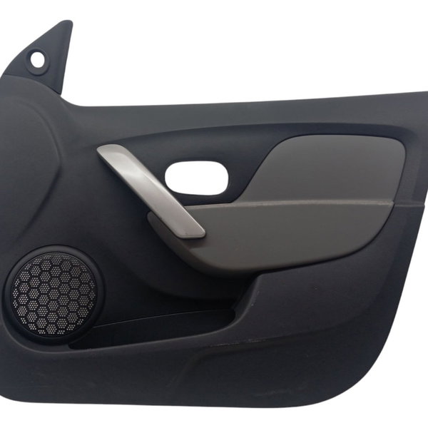 Forro Porta Dianteira Direita Renault Logan 2007 2008 2009 Preto E Cinza