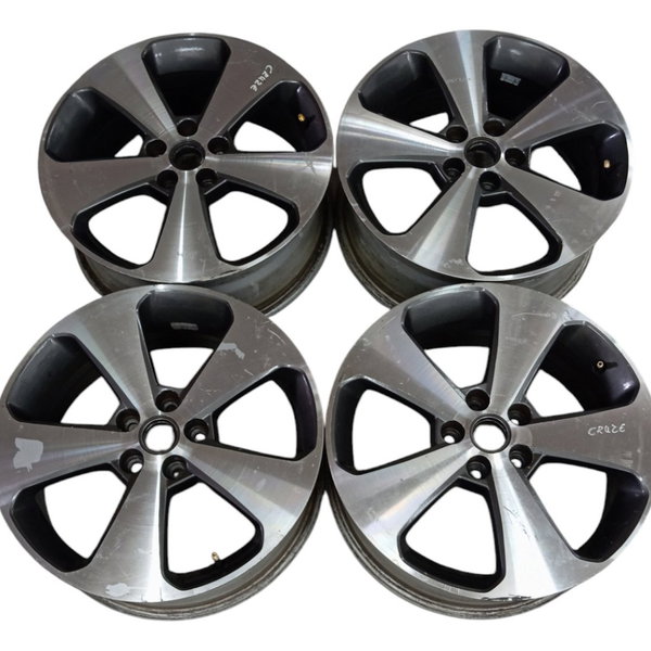 Jogo Roda Aro 17 Chevrolet Cruze 1.8 2013 2014 2015 2016 Prateado