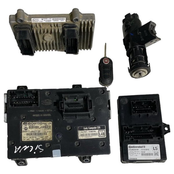 Kit Code Modulo Injeção Fiat Gran Siena 1.6 16v