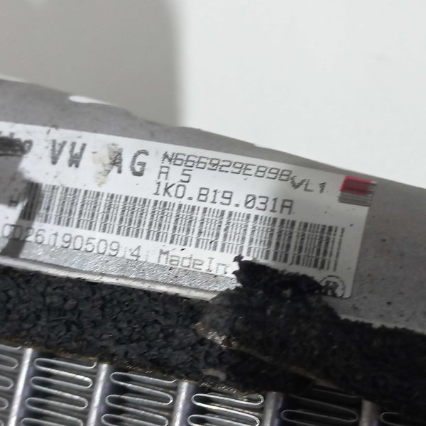 Radiador Ar Quente Volkswagen Jetta 2010
