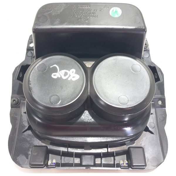 Moldura Porta Copos Peugeot 208 1.5 2014 Preto