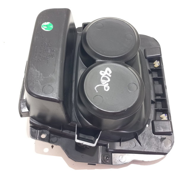 Moldura Porta Copos Peugeot 208 1.5 2014 Preto