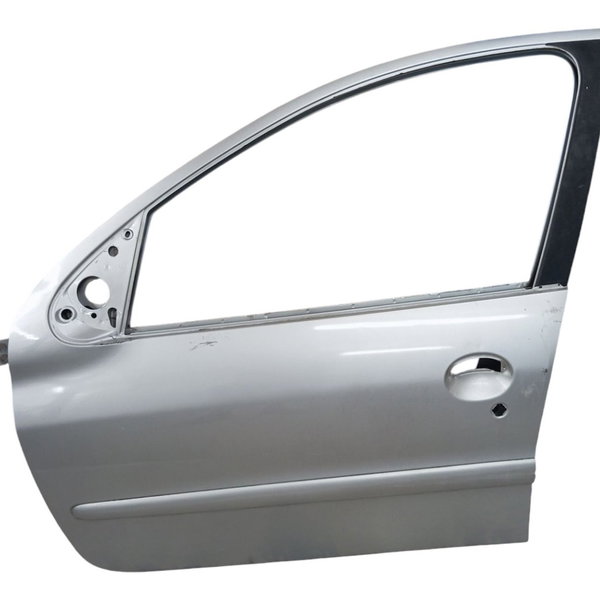 Porta Dianteira Esquerda Peugeot 206 2004 2005 2006 Dianteira Esquerdo Prateado