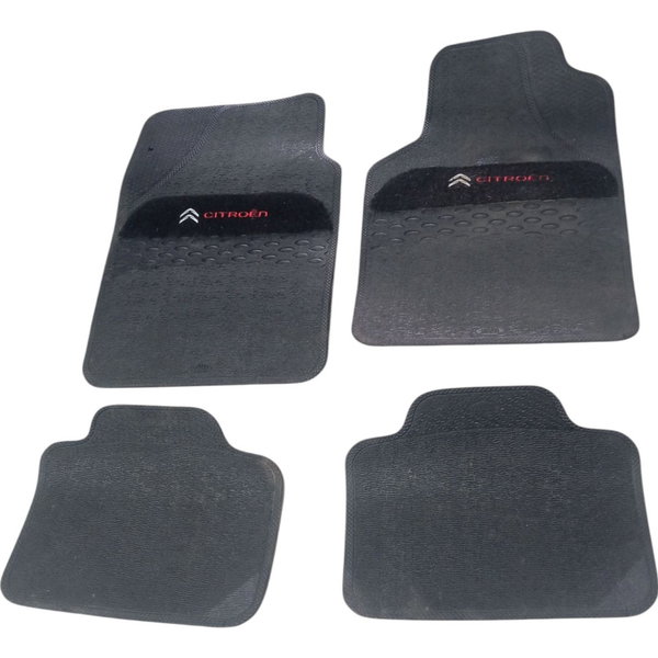 Jogo Tapete Borracha Citroen C3 2.0 2017 2018 2019 Cinza
