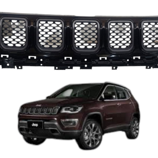 Grade Frontal Parachoque Jeep Compass 1.3 2020 2021 2022