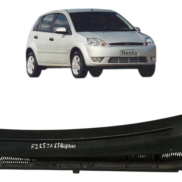 Grade Churrasqueira Direita Ford Fiesta 1.0 2003 2004