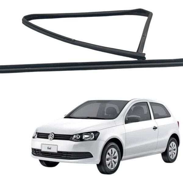 Kit Pestana Borracha Traseira Esquerda Volkswagen Gol 2014