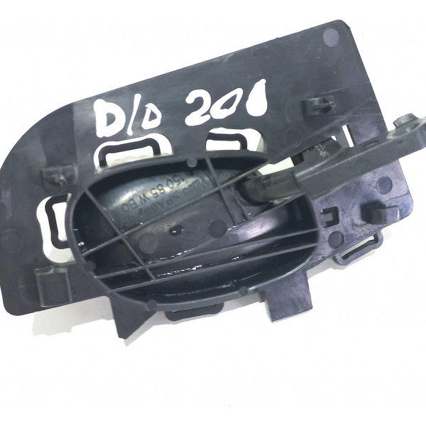 Maçaneta Interna Dianteira Direita Peugeot 206 Preto Dianteira