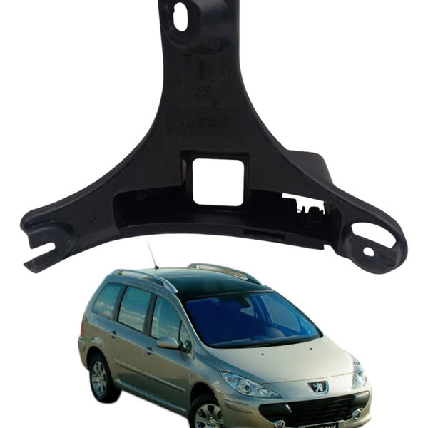 Suporte Guia Parachoque Traseiro Esquerdo Peugeot 307 2004