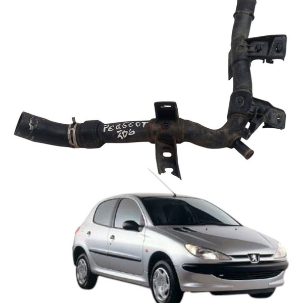 Mangueira Inferior Radiador Peugeot 206 1.4 2004 Detalhe