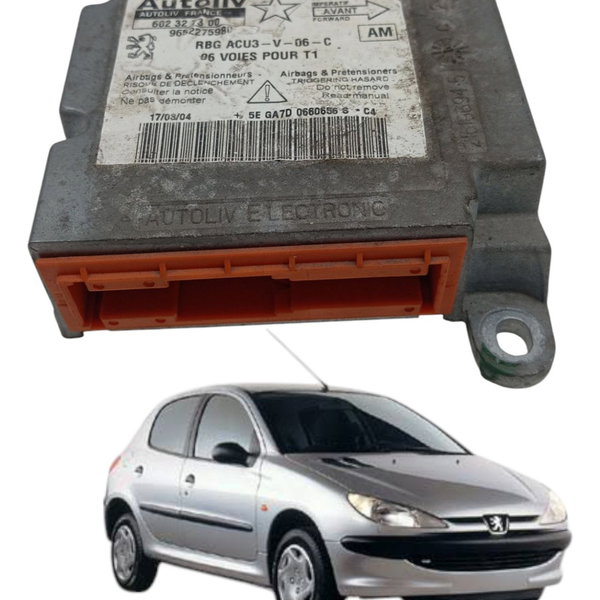 Módulo Central Airbag Peugeot 206 1.4 2003 2004 2005
