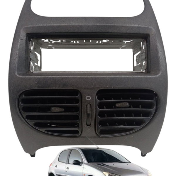 Moldura Painel Central Difusor Ar Peugeot 206 1.4 2004 2005