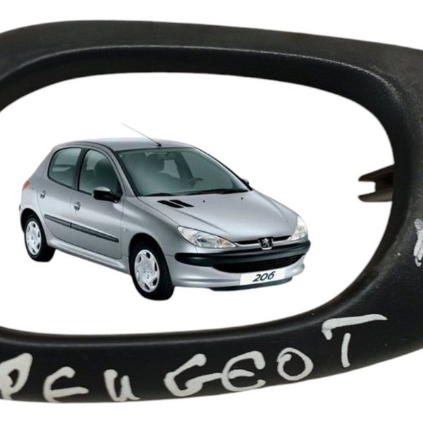 Moldura Maçaneta Interna Direita Peugeot 206 2003 2004 2005
