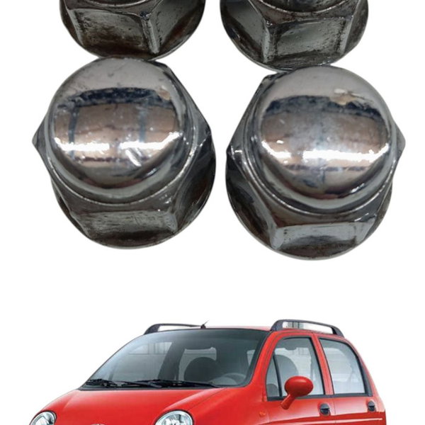 Kit 4 Parafuso Roda Chery Qq 1.1 2012