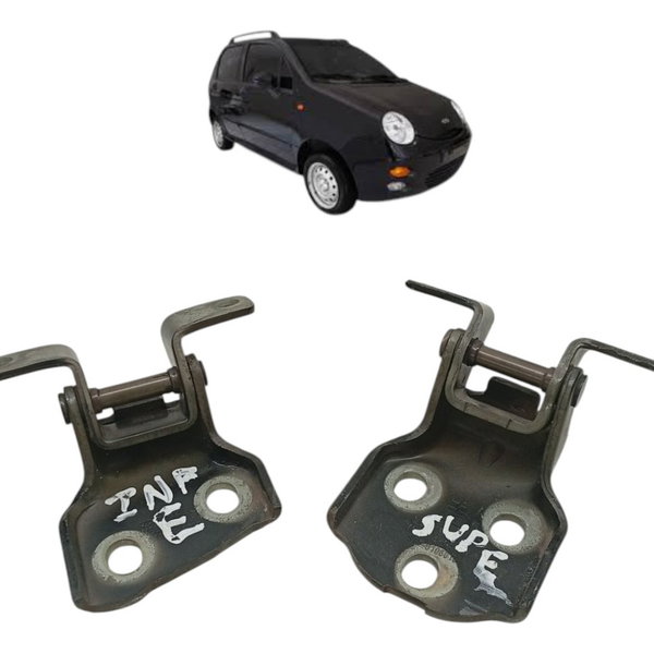 Dobradiça Porta Dianteira Esquerda Chery Qq 1.1 2012