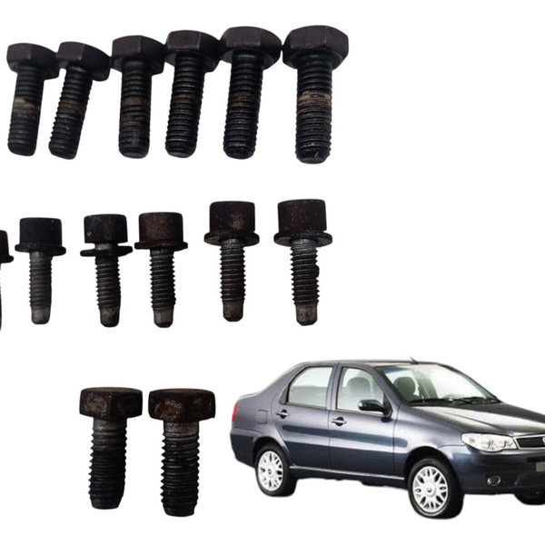 Kit Parafuso Volante Motor Fiat Siena 1.0 8v 2009 2010