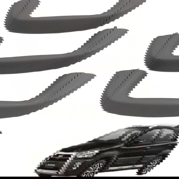 Kit 3 Alça Teto Pqp Toyota Etios 2015 2016