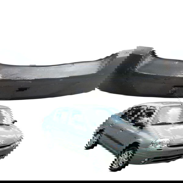 Parachoque Traseiro Renault Clio Sedan 2007 2008 Detalhe