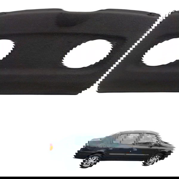 Tampão Bagagito C/furos Renault Clio 2002 2003 2004