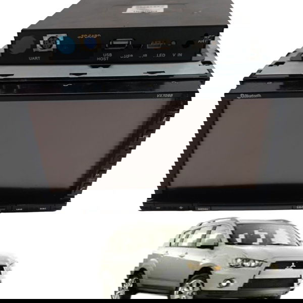 Multimídia Mitsubishi Outlander 2010 2011 2012