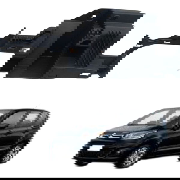 Moldura Interna Esquerda Porta Mala Citroen C3 Picasso 2012