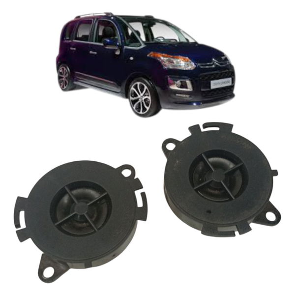 Par Tweeter Auto Falante Citroen C3 Picasso 2011 2012