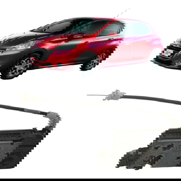 Fechadura Traseira Direita Peugeot 208 2014 2015
