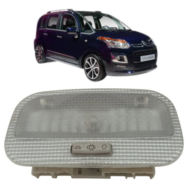 Luz Teto Cortesia Citroen C3 Picasso 2011 2012