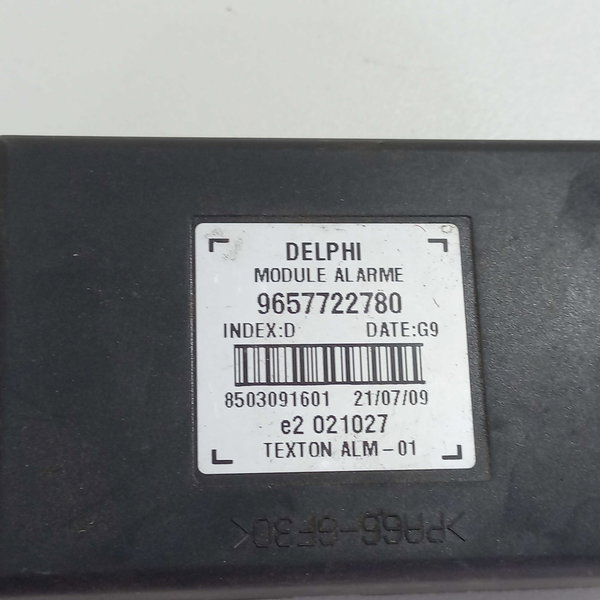 Módulo Central Alarme Peugeot 207