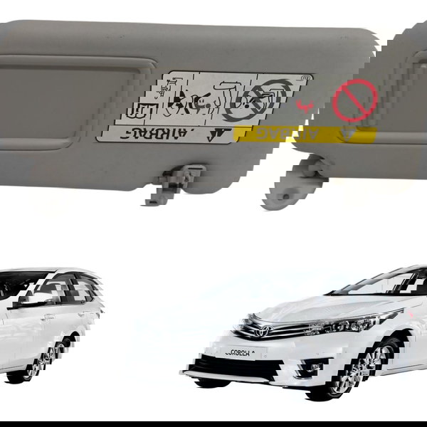 Quebra Sol Espelho Direito Toyota Corolla 1.8 2016 2017