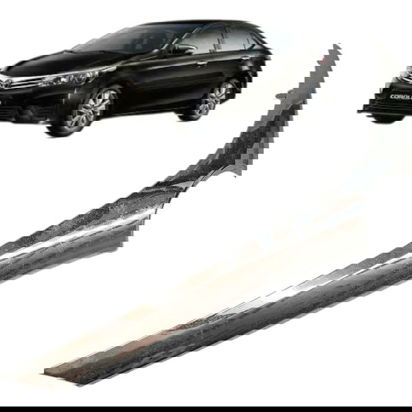 Moldura Grade Parachoque Dianteiro Toyota Corolla 2016 2017