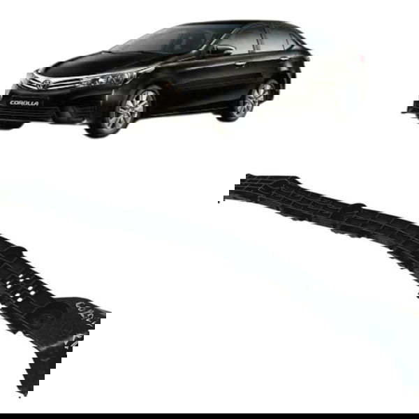 Guia Parachoque Traseiro Direito Toyota Corolla 2016 2017