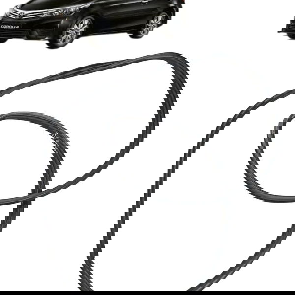 Borracha Vedação Porta Dianteira Esquerda Corolla 2017