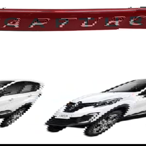 Moldura Friso Traseiro Camera Ré Renault Captur 2020 2021