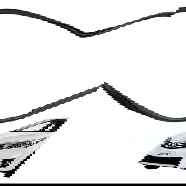 Borracha Vedação Porta Traseira Direita Toyota Corolla 2017