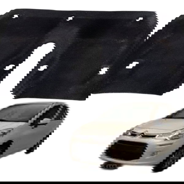 Carpete Assoalho Traseiro Citroen C3 2015 2016