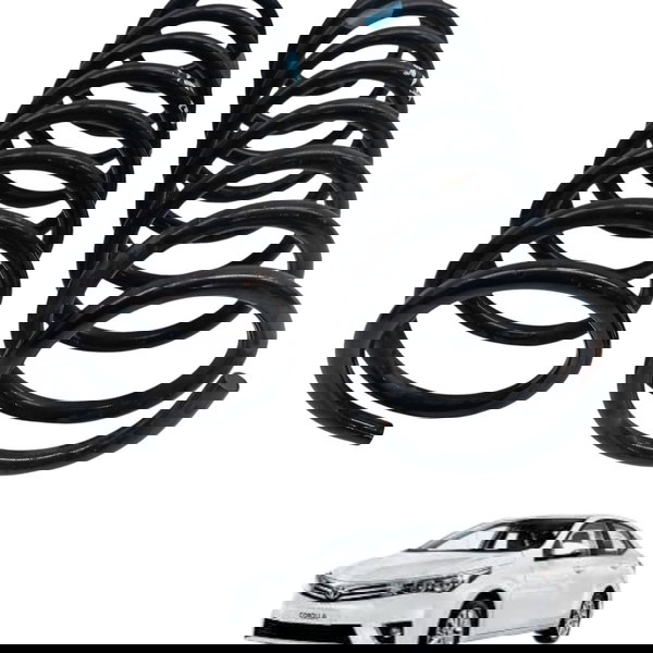 Par Molas Traseiras Toyota Corolla 2016 2017