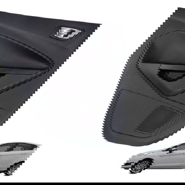 Forro Porta Traseira Esquerda Ford New Fiesta 2015 2016