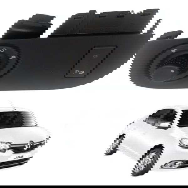 Comando Retrovisor Elétrico Renault Logan 2016 2017
