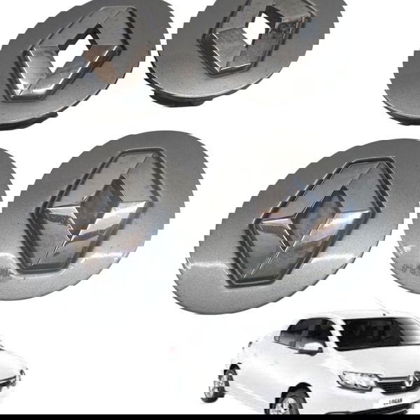 Kit 4 Calotinha Roda Renault Logan 2016 2017