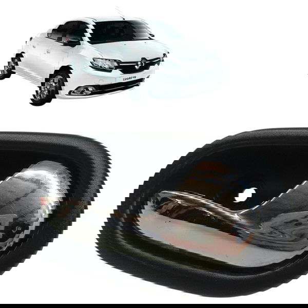 Maçaneta Interna Traseira Direita Renault Logan 2016 2017