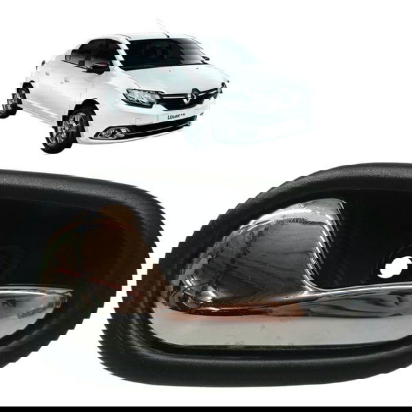 Maçaneta Interna Dianteira Esquerda Renault Logan 2016 2017