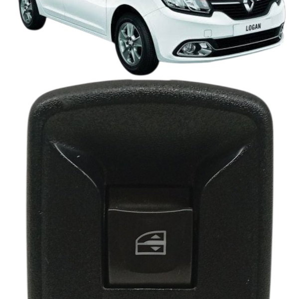 Comando Vidro Traseiro Esquerdo Renault Logan 2016 2017