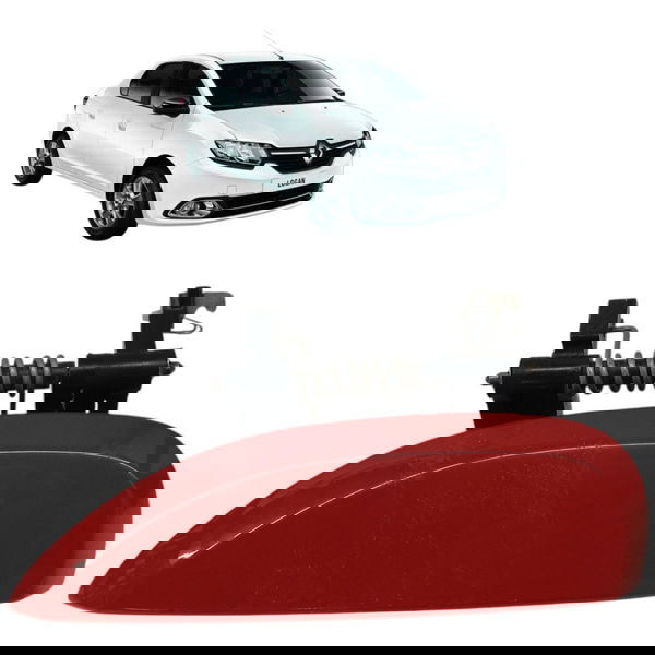 Maçaneta Externa Dianteira Esquerda Renault Logan 2016 2017