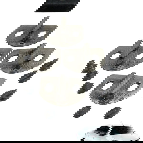 Kit Batente Porta Tampa Traseira Renault Logan 2016 2017