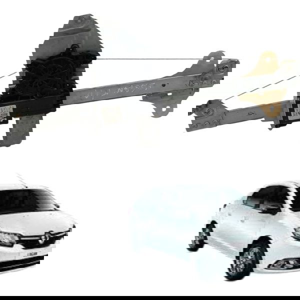 Maquina Vidro Traseira Direita Renault Logan 2016 2017