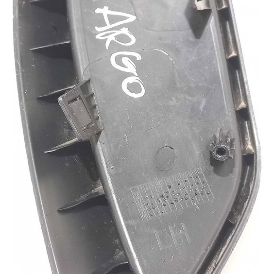 Moldura Parachoque Dianteiro Esquerdo Fiat Argo 2018 Preto