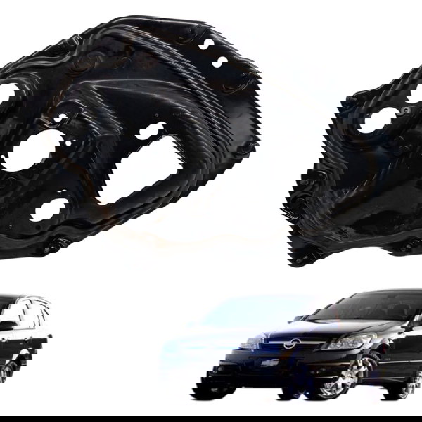 Defletor Alumínio Corta Fogo Chevrolet Vectra 2007 2008 Amarelo